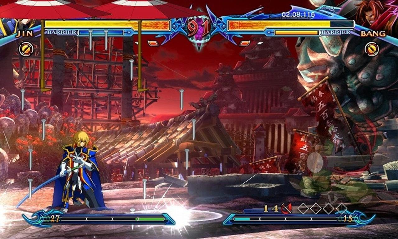 BlazBlue - Chrono Phantasma gameplay screenshot 3
