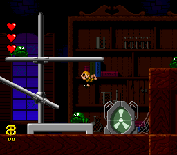 『Addams Family The - Pugsley's Scavenger Hunt』ゲームスクリーンショット2