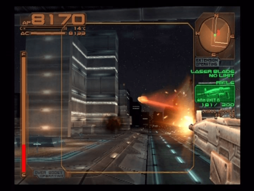 『アーマード・コア 3 サイレントライン』ゲームスクリーンショット1