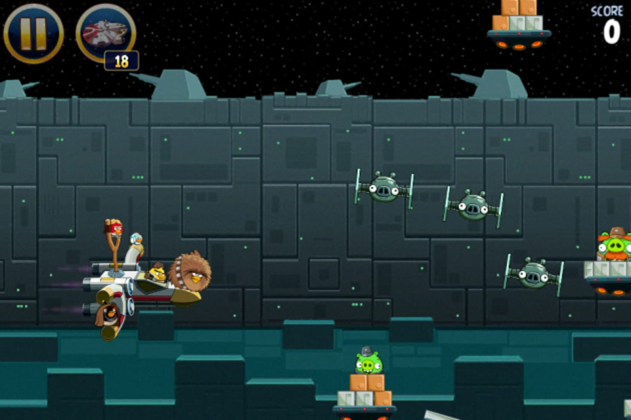 『Angry Birds Star Wars』ゲームスクリーンショット2