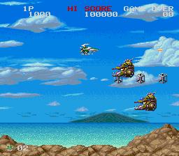 DARIUS TWIN gameplay screenshot 1
