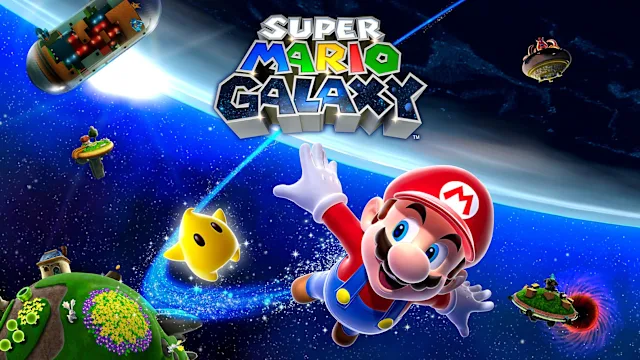 Super Mario Galaxy official Nintendo Switch key art