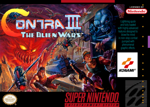 Contra 3 - The Alien Wars cover