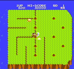 Dig Dug 2 gameplay screenshot 1