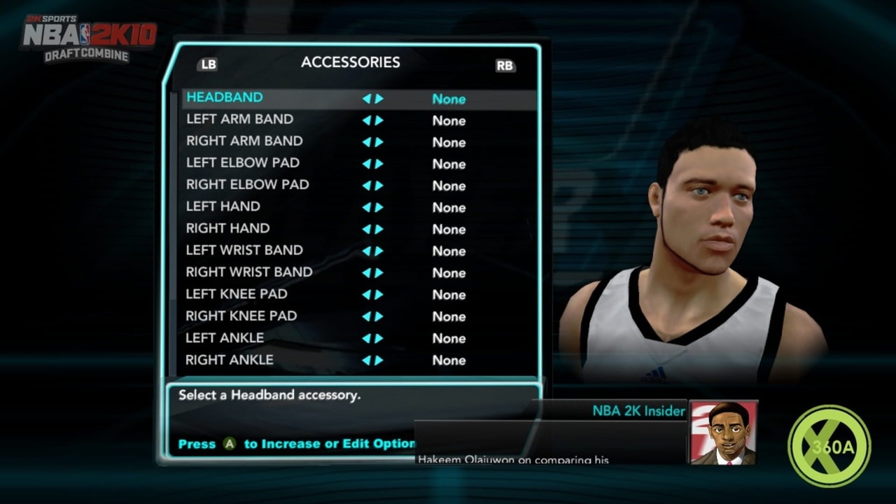 NBA 2K10 Draft Combine