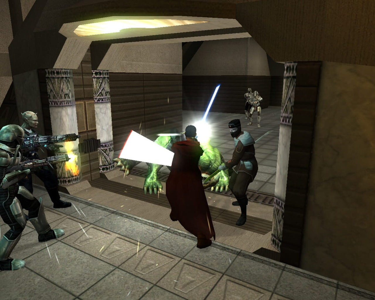 『Star Wars - Knights of the Old Republic 2 - The Sith Lords』ゲームのスクリーンショット 1