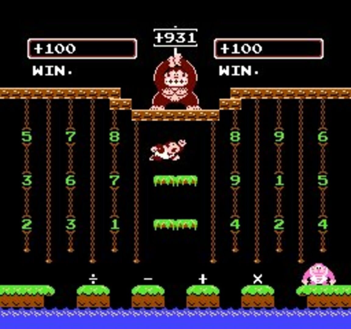 Donkey Kong Jr. Math