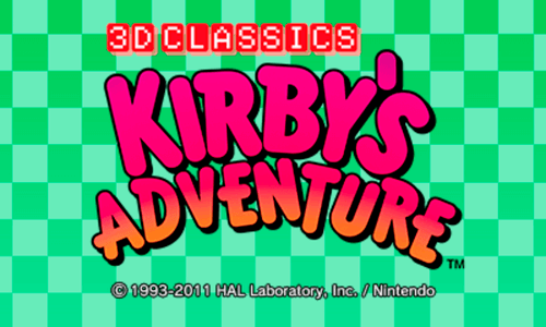 3D Classics - Kirby's Adventure