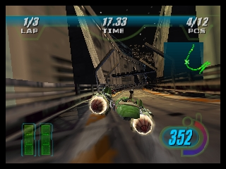 『スター ウォーズ エピソード1 レーサー』ゲームスクリーンショット1