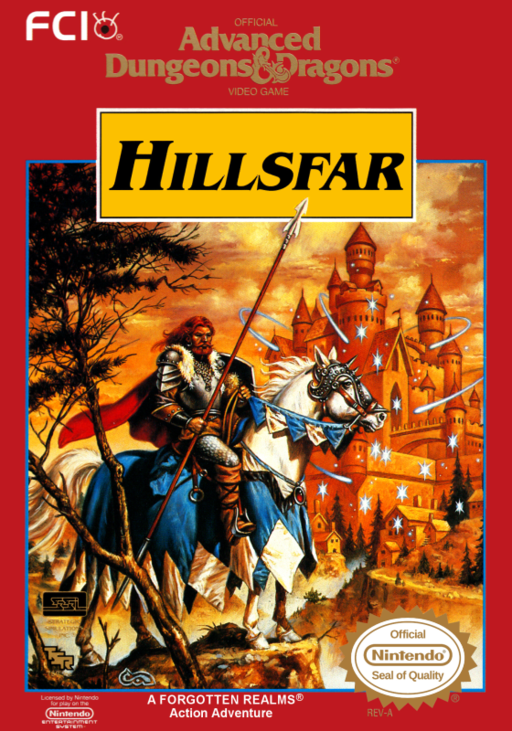 『Advanced Dungeons & Dragons - Hillsfar』のパッケージ画像
