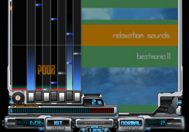 『Beatmania II DX 13 - Distorted』ゲームスクリーンショット2