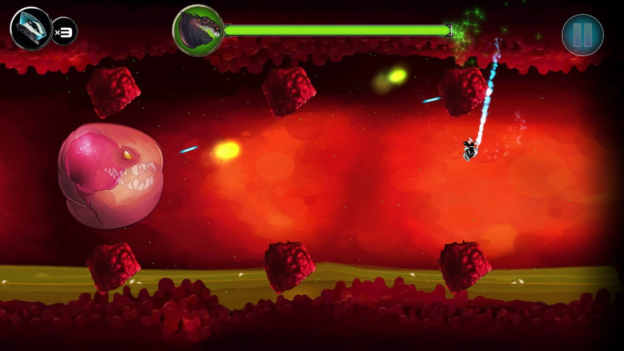 『Gravity Badgers』ゲームスクリーンショット1