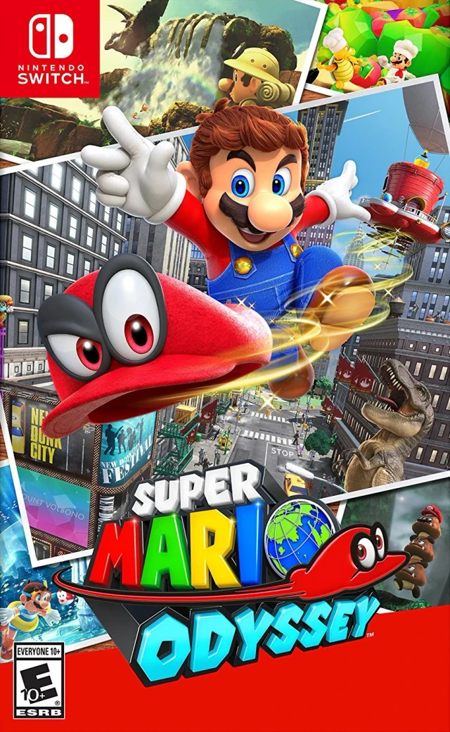 『スーパーマリオ オデッセイ』の表紙