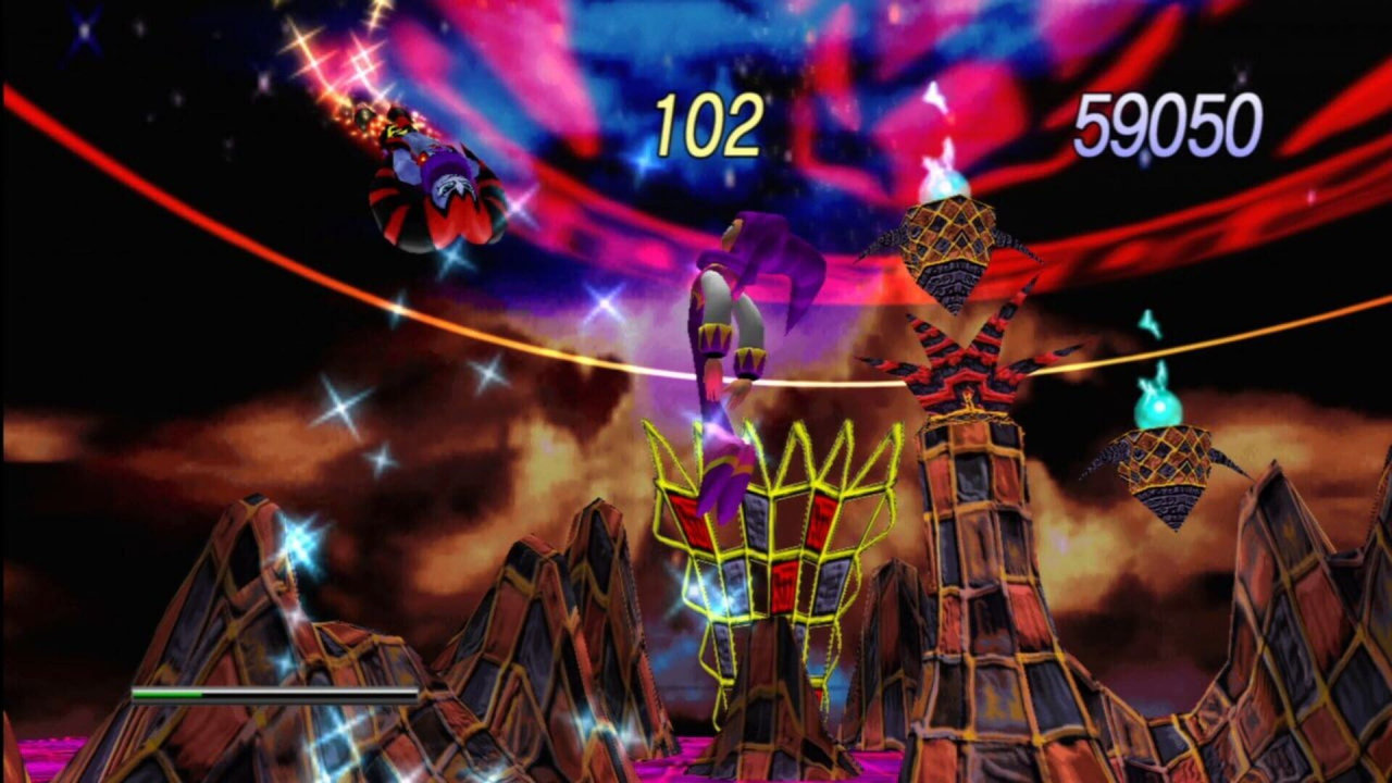 NiGHTS into dreams gameplay screenshot 1