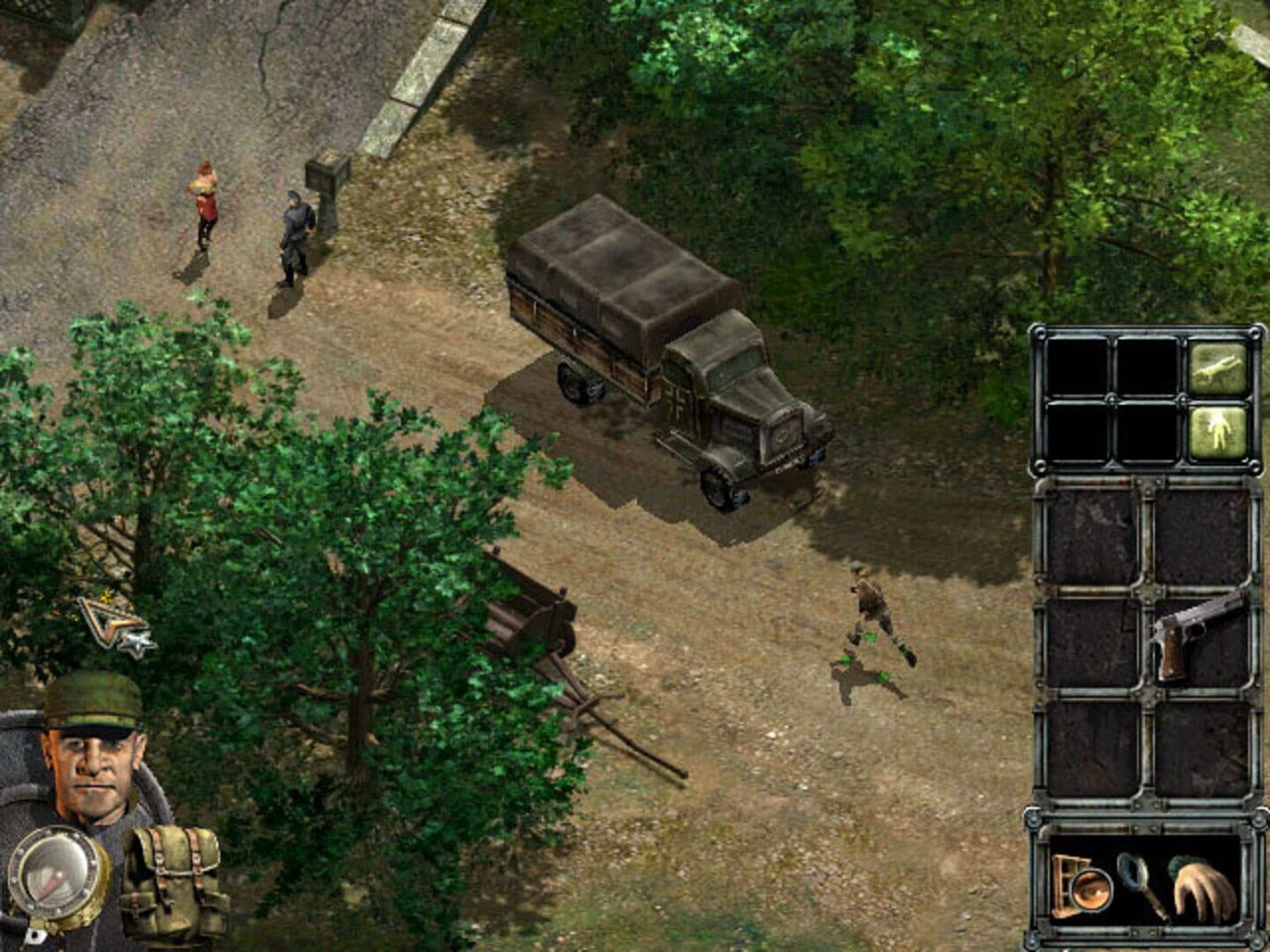 Commandos 2 - Men of Courage gameplay screenshot 2