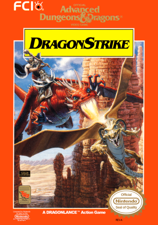 『Advanced Dungeons & Dragons - DragonStrike』のパッケージ画像