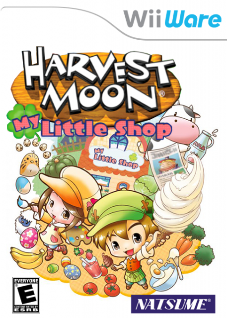 Harvest Moon: My Little Shop — international English cover