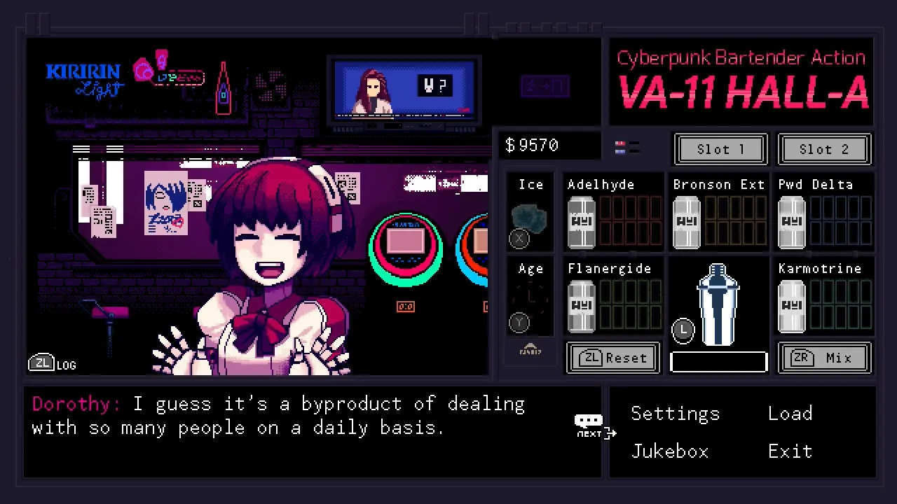 赛博朋克酒保行动 VA-11 Hall-A