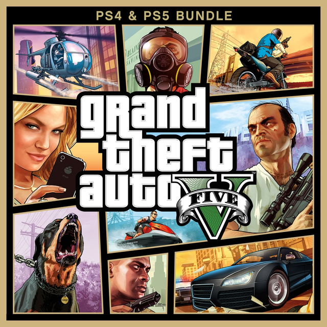 『Grand Theft Auto 5 PS4 & PS5』のパッケージ画像