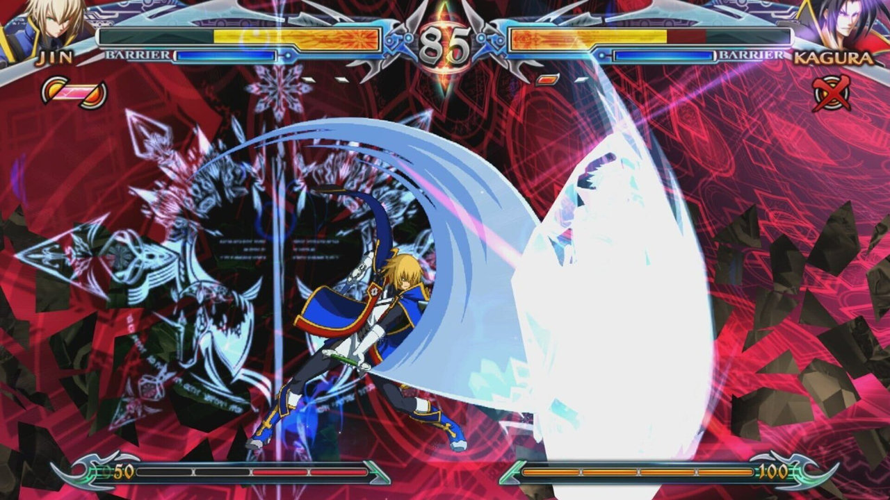 『BlazBlue - Chrono Phantasma Extend』ゲームスクリーンショット1
