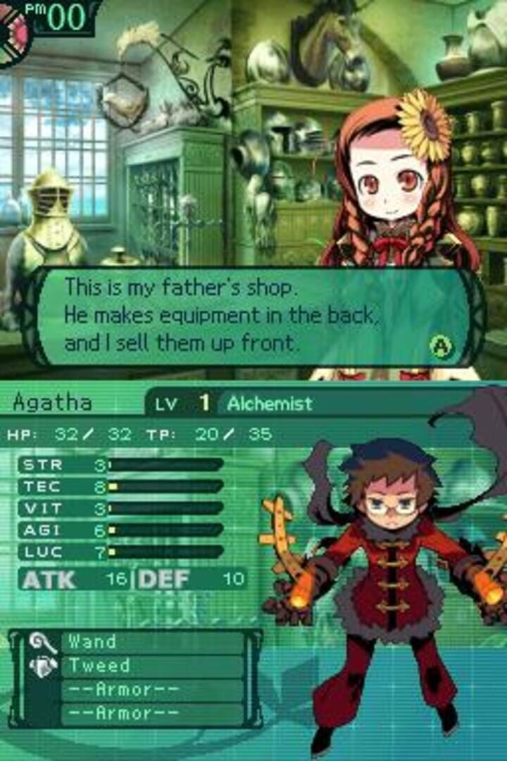 Etrian Odyssey 2 - Heroes of Lagaard gameplay screenshot 1