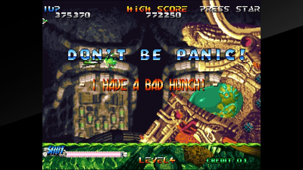 Arcade combat in Blazing Star