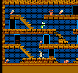『Bugs Bunny The - Crazy Castle』ゲームスクリーンショット1
