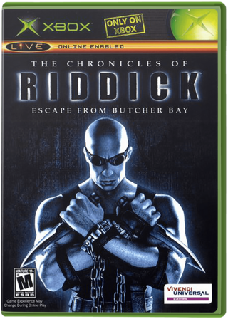 Chronicles of Riddick The - Escape from Butcher Bay cover