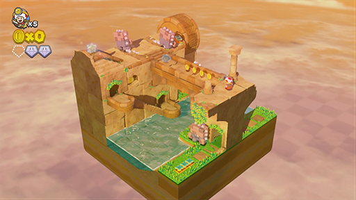 『進め!キノピオ隊長』ゲームのスクリーンショット 1