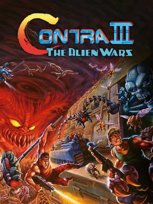 『Contra 3 - The Alien Wars』のパッケージ画像