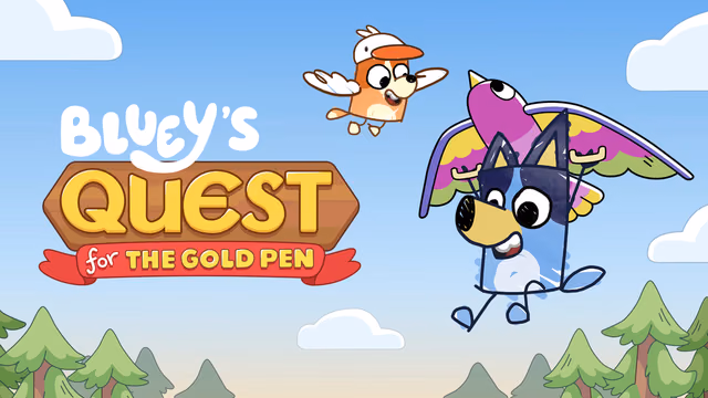 Bluey's Quest For The Gold Pen