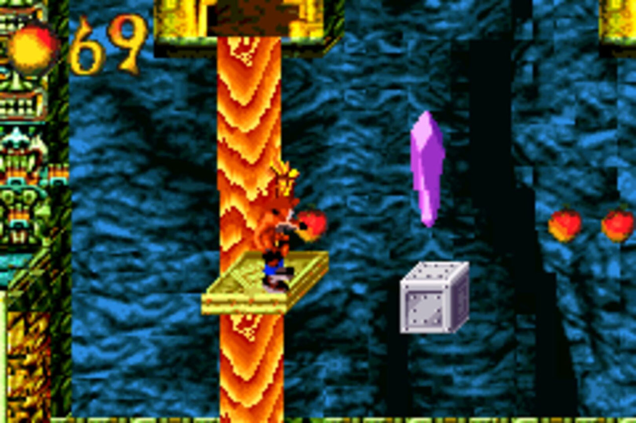 『クラッシュ バンディクー アドバンス』ゲームスクリーンショット1