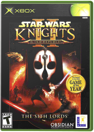 『Star Wars - Knights of the Old Republic 2 - The Sith Lords』のパッケージ画像
