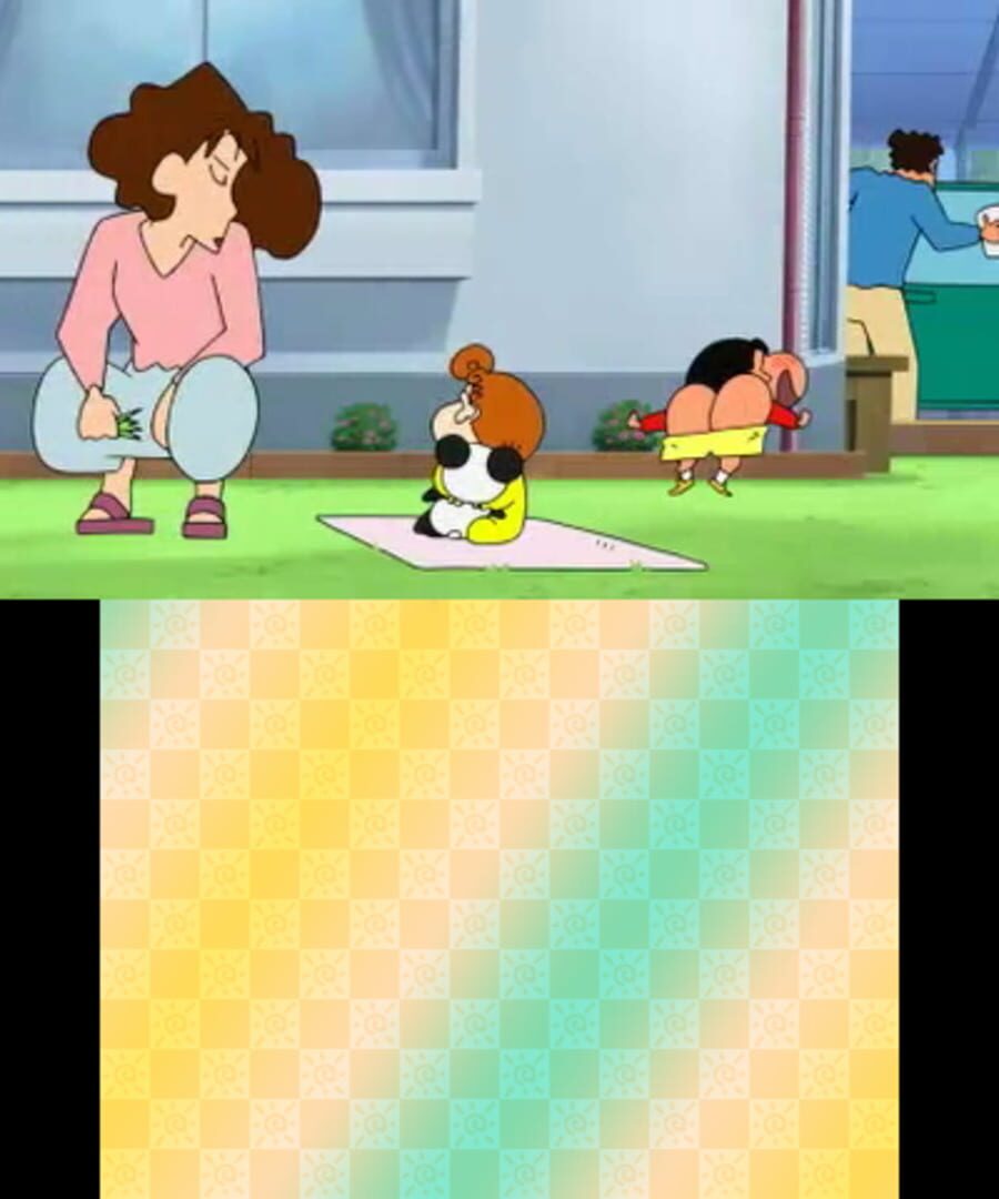 Crayon Shin-chan - Uchuu de Achoo - Yuujou no Oba-Karate gameplay screenshot 1