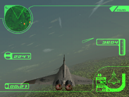 Ace Combat 3 - Electrosphere gameplay screenshot 1