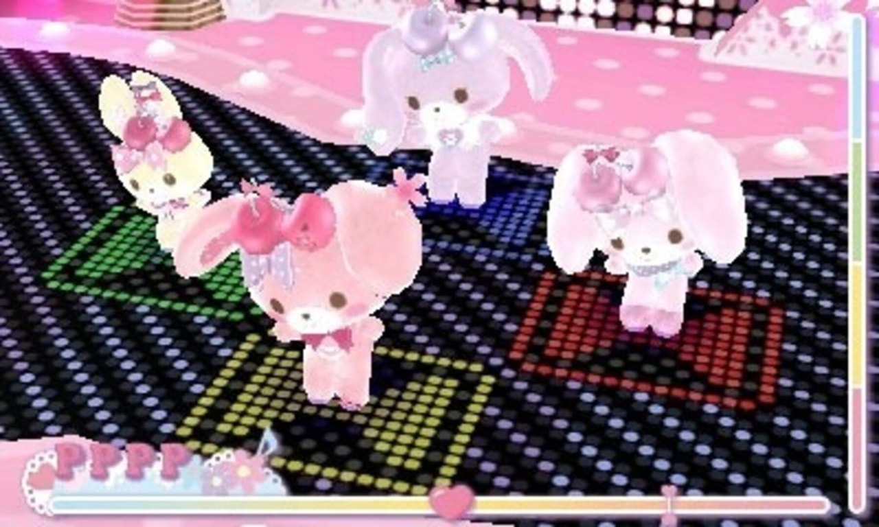 かわいいウサギのリボン - ハートビート ドレスアップして華麗なダンス パーティーを演出
