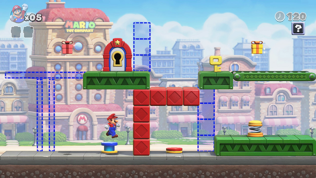 「マリオ vs. ドンキーコング」ゲームスクリーンショット 1