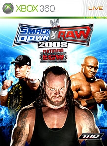 《SmackDown vs RAW 2008》封面