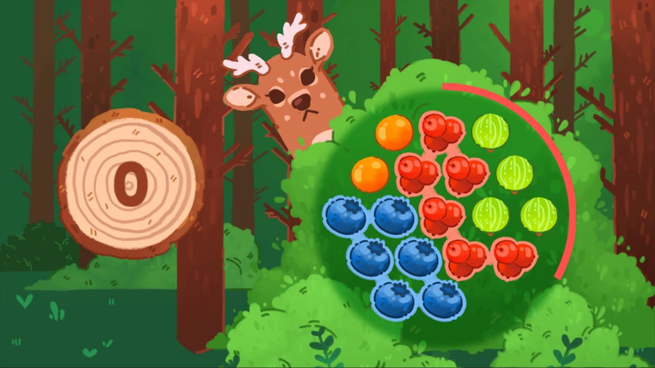 Cutie Pets Pick Berries