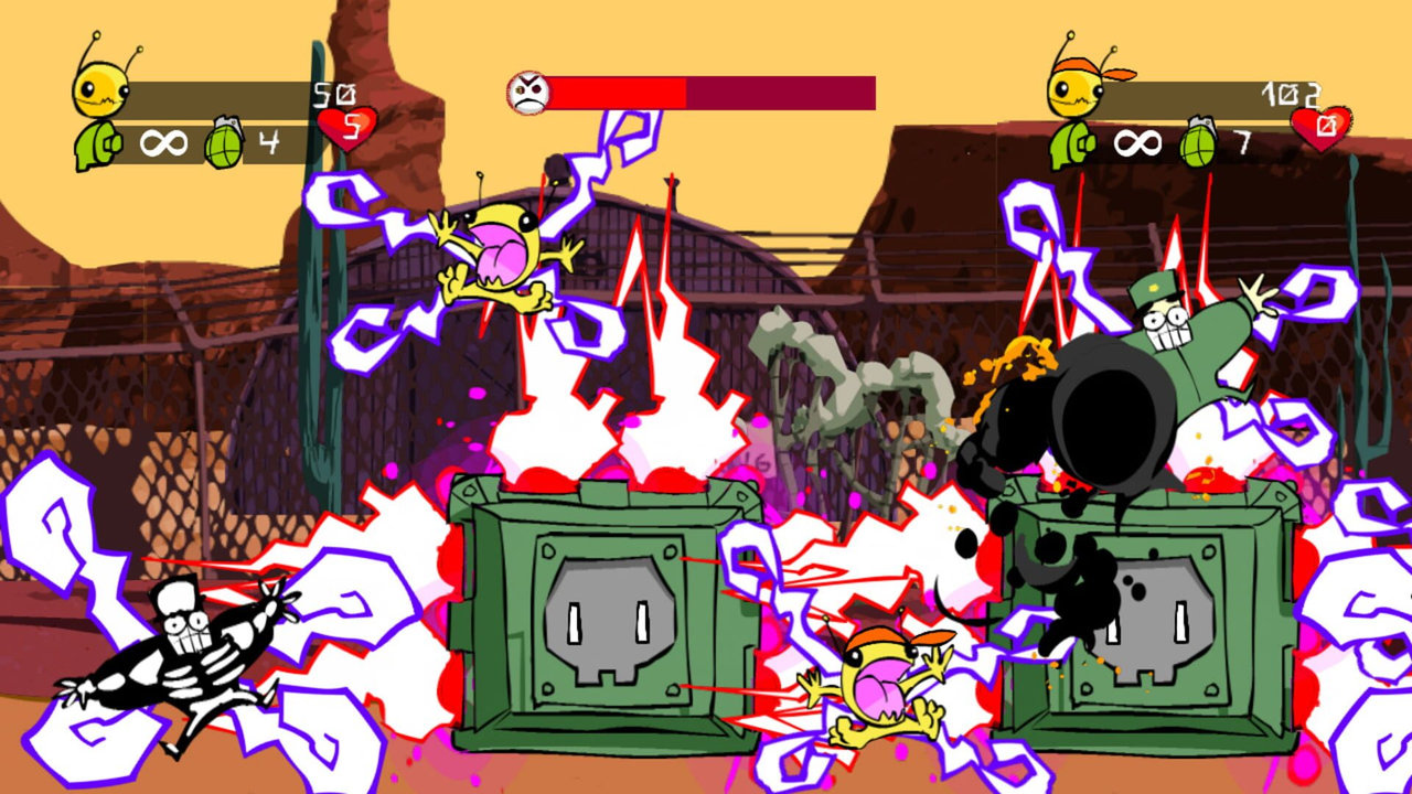『Alien Hominid』ゲームスクリーンショット2
