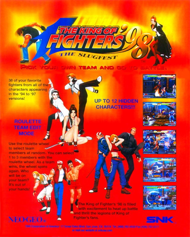 The King of Fighters '98: The Slugfest