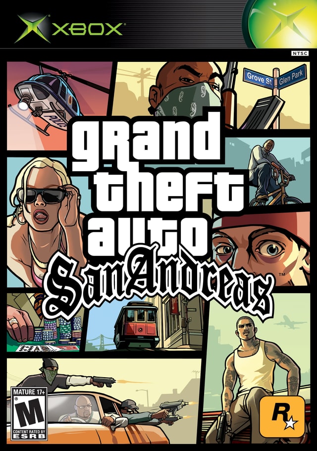 『Grand Theft Auto: San Andreas』のパッケージ画像