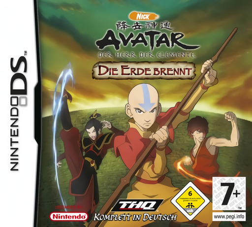 Avatar - Der Herr der Elemente - Die Erde Brennt cover