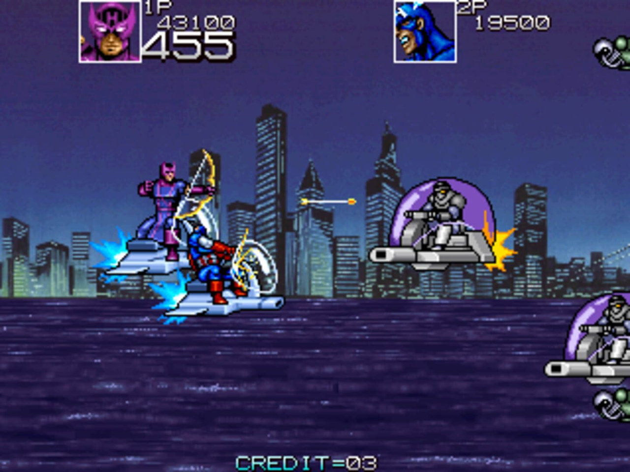 『Captain America and the Avengers』ゲームスクリーンショット2