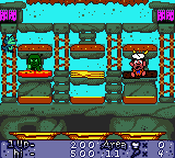 Flintstones The - Burgertime in Bedrock gameplay screenshot 1