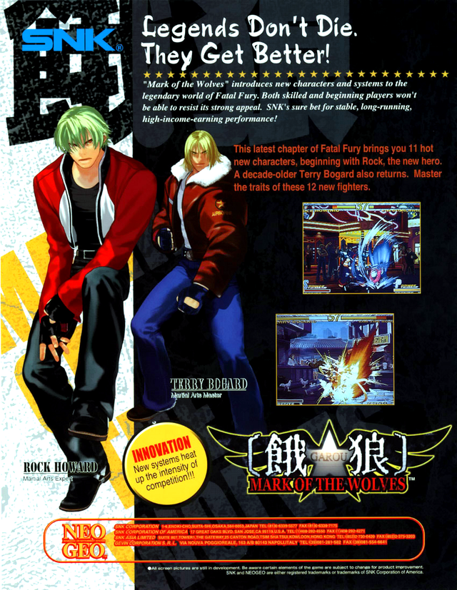 Garou: Mark of the Wolves