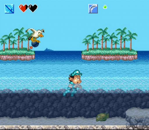 『高橋名人の冒険島II』ゲームスクリーンショット3