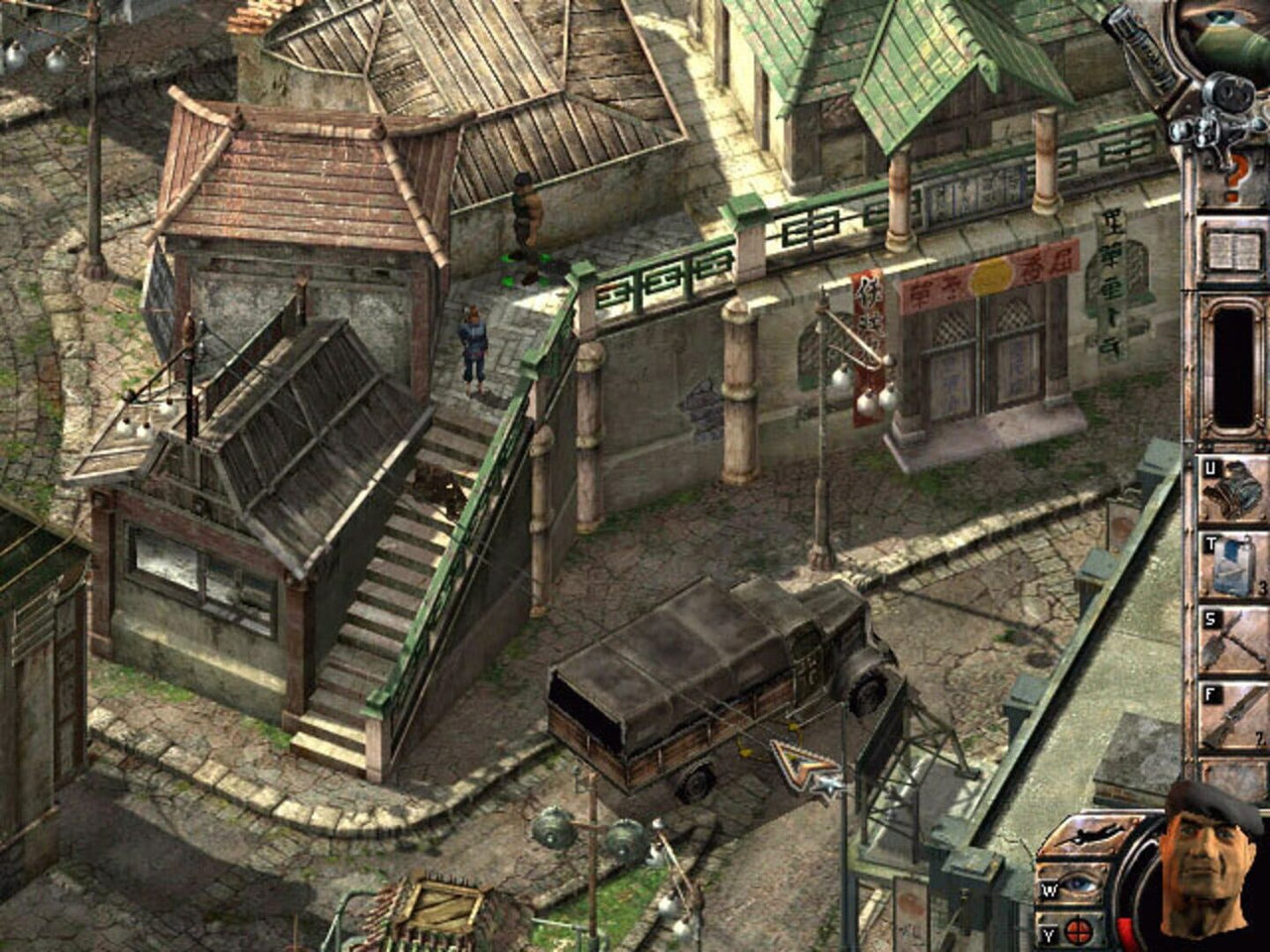Commandos 2 - Men of Courage gameplay screenshot 3