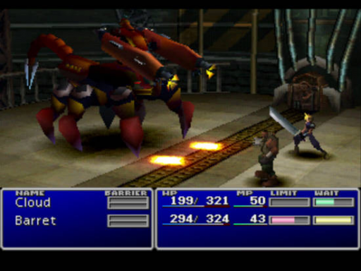 Final Fantasy 7 gameplay screenshot 2