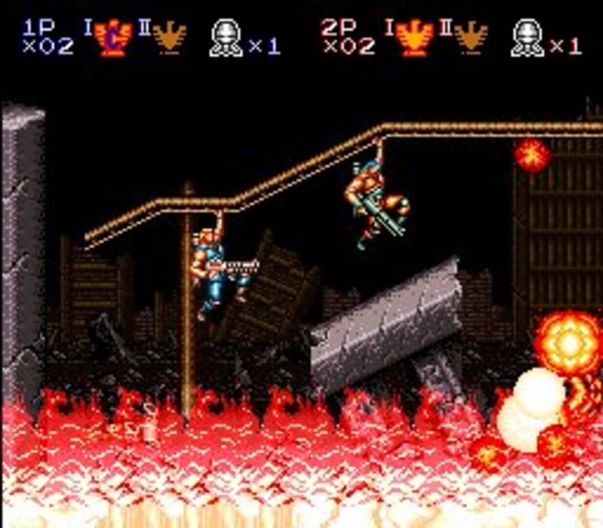 『Contra 3 - The Alien Wars』ゲームスクリーンショット2